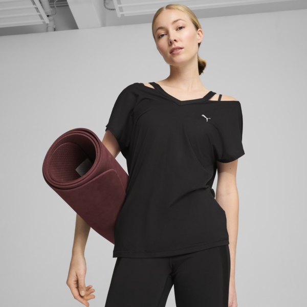 Remera STUDIO Fashion para mujer, PUMA Black, large-ARG
