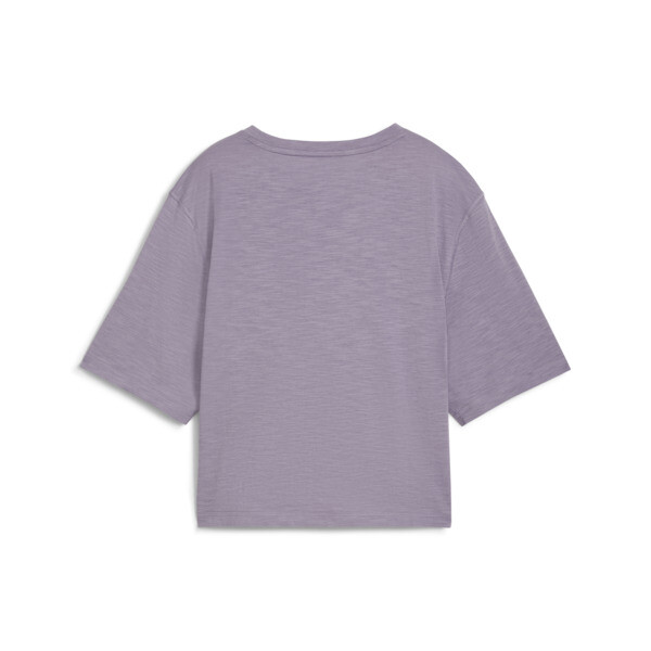 Remera corta STUDIO para mujer, Pale Plum, large-ARG