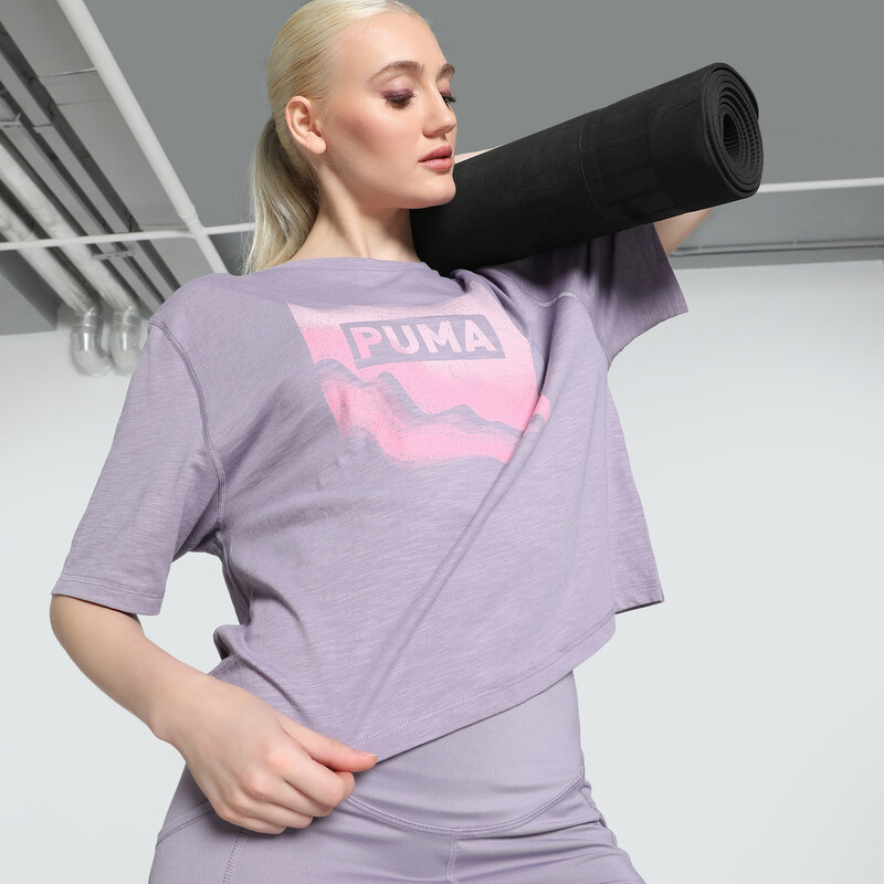 

Women's PUMA STUDIO Training Crop Tee