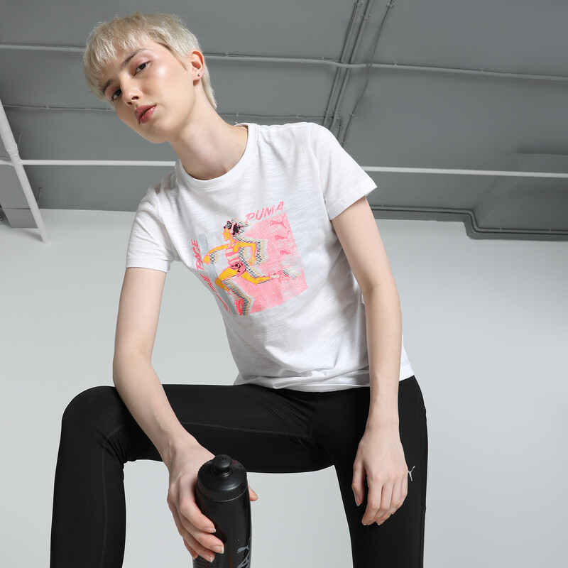 Women's PUMA "Set The Pace" Running Tee