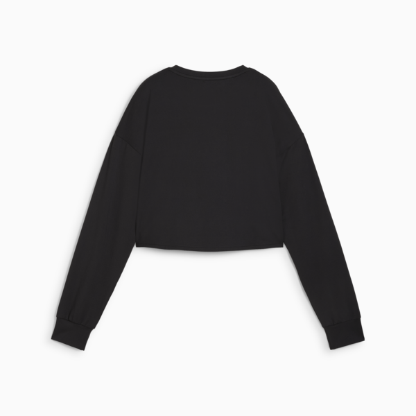 Top manga larga CLOUDSPUN Crossover para mujer, PUMA Black, large-ARG