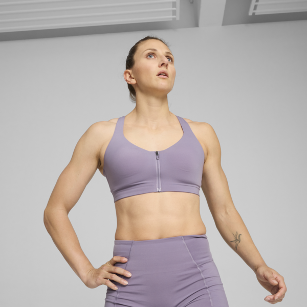 Sport Bra Mujer PWR SHAPELUXE, Pale Plum, large-MEX