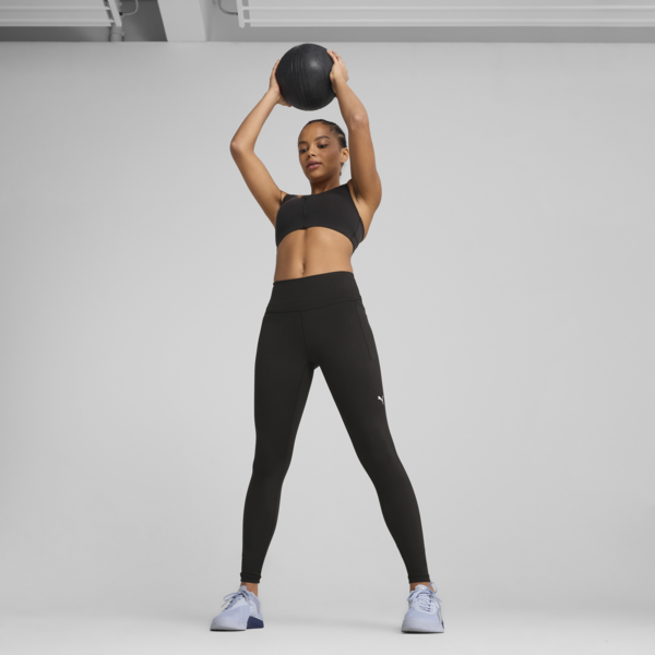 Sport Bra Mujer PWR SHAPELUXE, PUMA Black-PUMA White, large-MEX