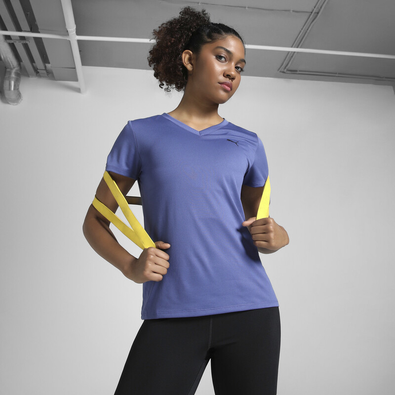 

Women's PUMA Train All Day V-Neck Training Tee