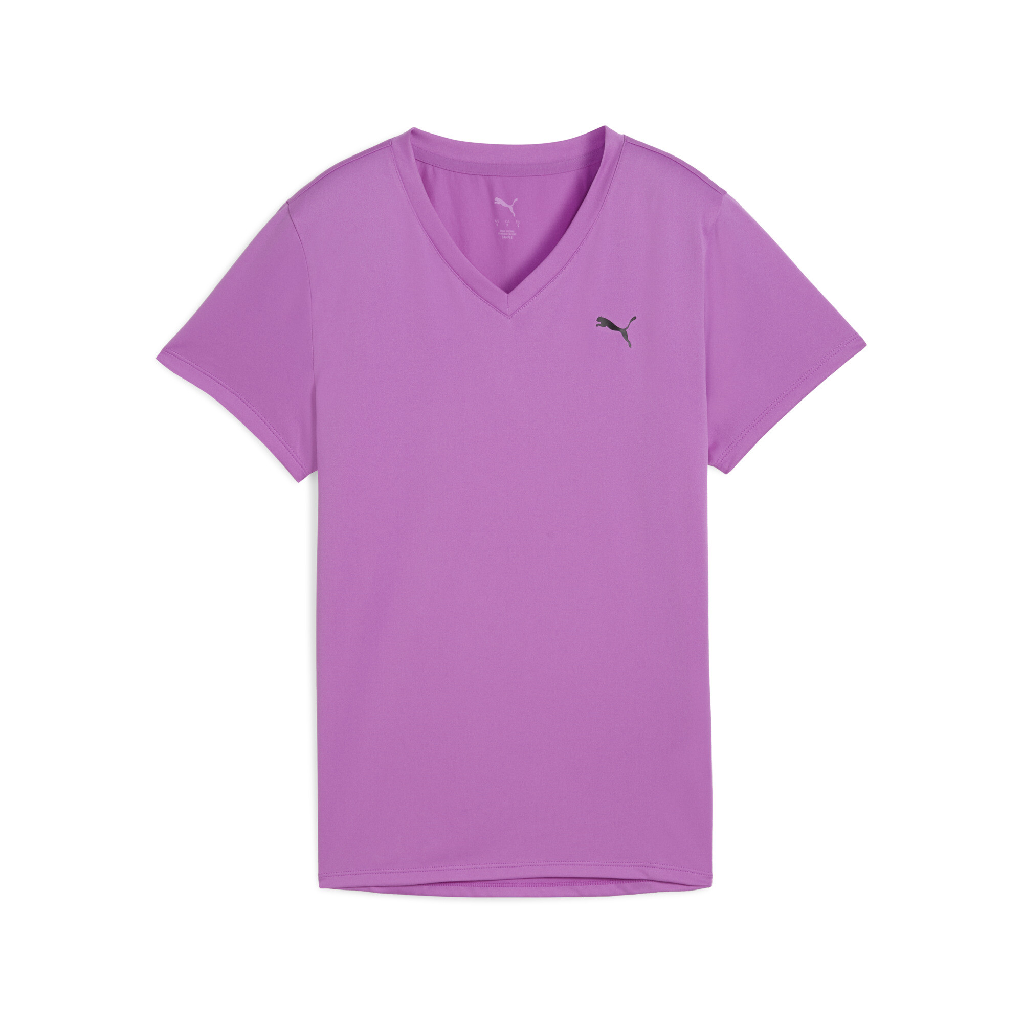 Women's Puma TAD ESSENTIALS V-Neck T-Shirt, Purple, Size 3XL, Clothing