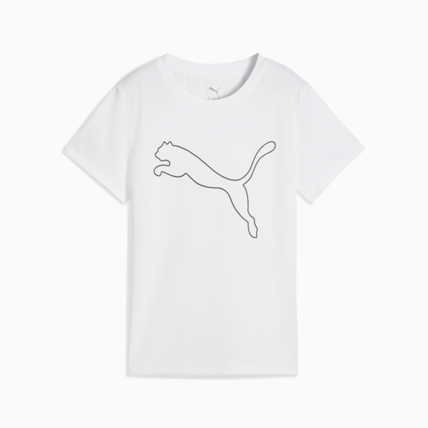 Remera Train All Day Essentials Logo para mujer, PUMA White, large-ARG