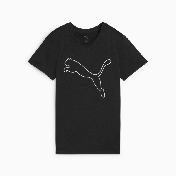 Playera Train All Day Essentials para mujer, PUMA Black Heather, large-MEX