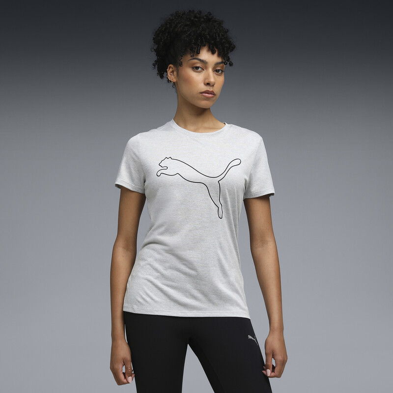 

Women's PUMA Train All Day Heather Logo Training Tee