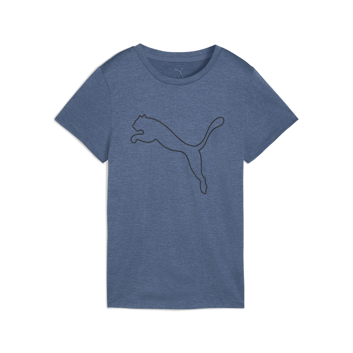 TAD ESSENTIALS Heather Logo T-Shirt Women in Dark Indigo by PUMA, Small
