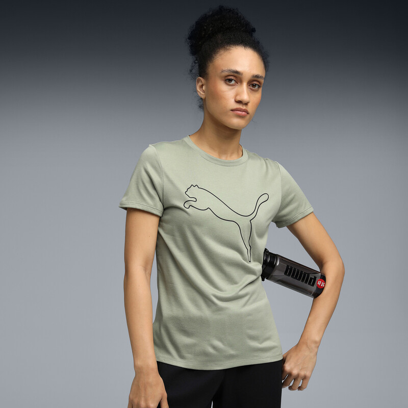 

Women's PUMA Train All Day Heather Logo Training Tee