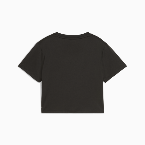 Remera corta Train All Day Essentials para mujer, PUMA Black, large-ARG