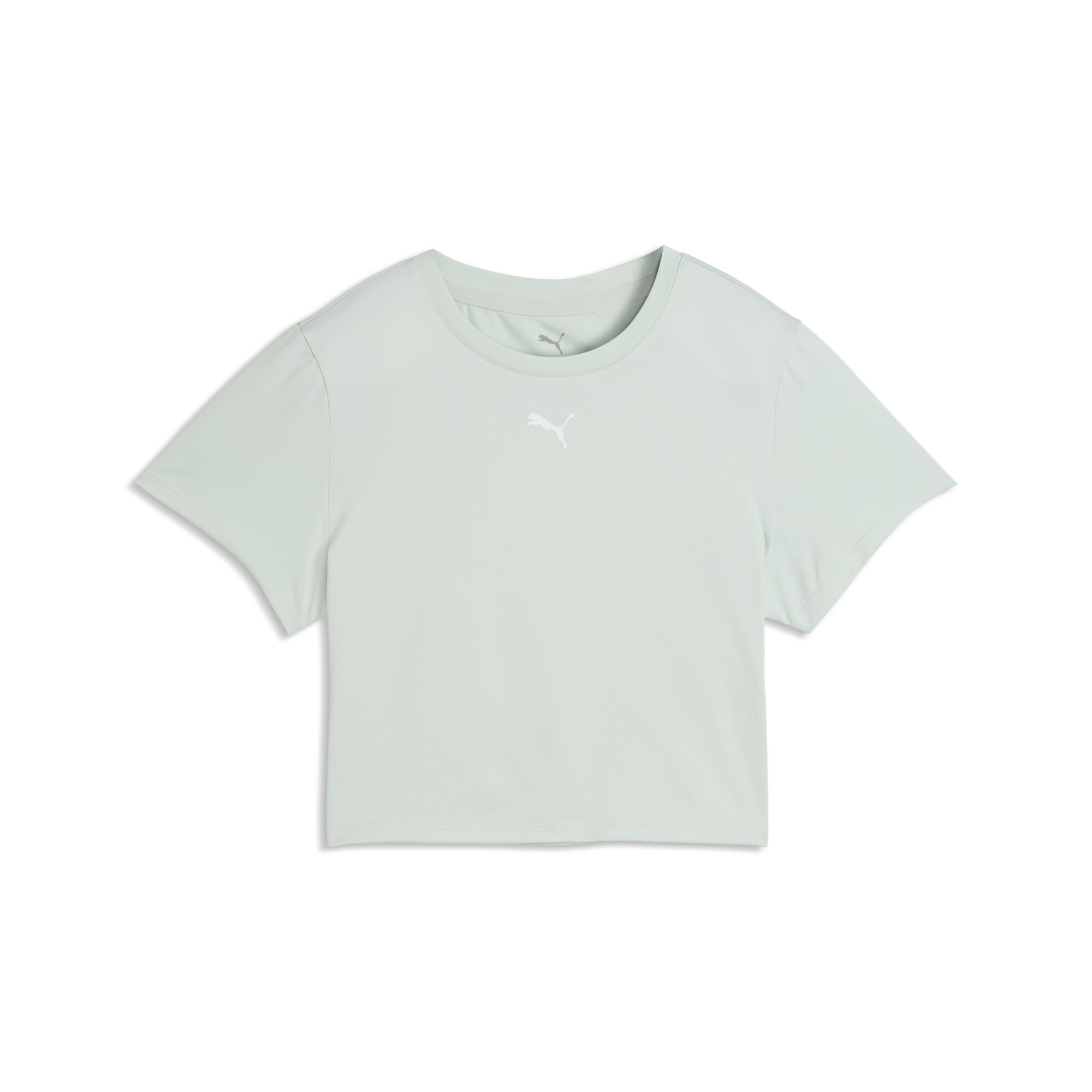 PUMA TAD ESSENTIALS Kurzes figurbetontes T-Shirt Damen, Kleidung, Grün, XXL