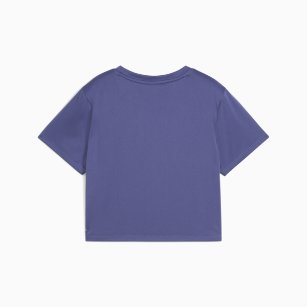 Remera corta Train All Day Essentials para mujer, Blue Crystal, large-ARG