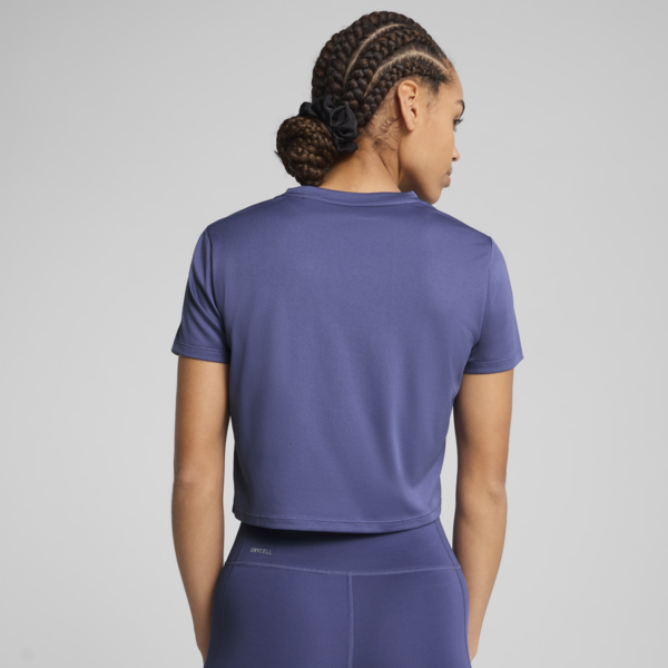 Remera corta Train All Day Essentials para mujer, Blue Crystal, large-ARG
