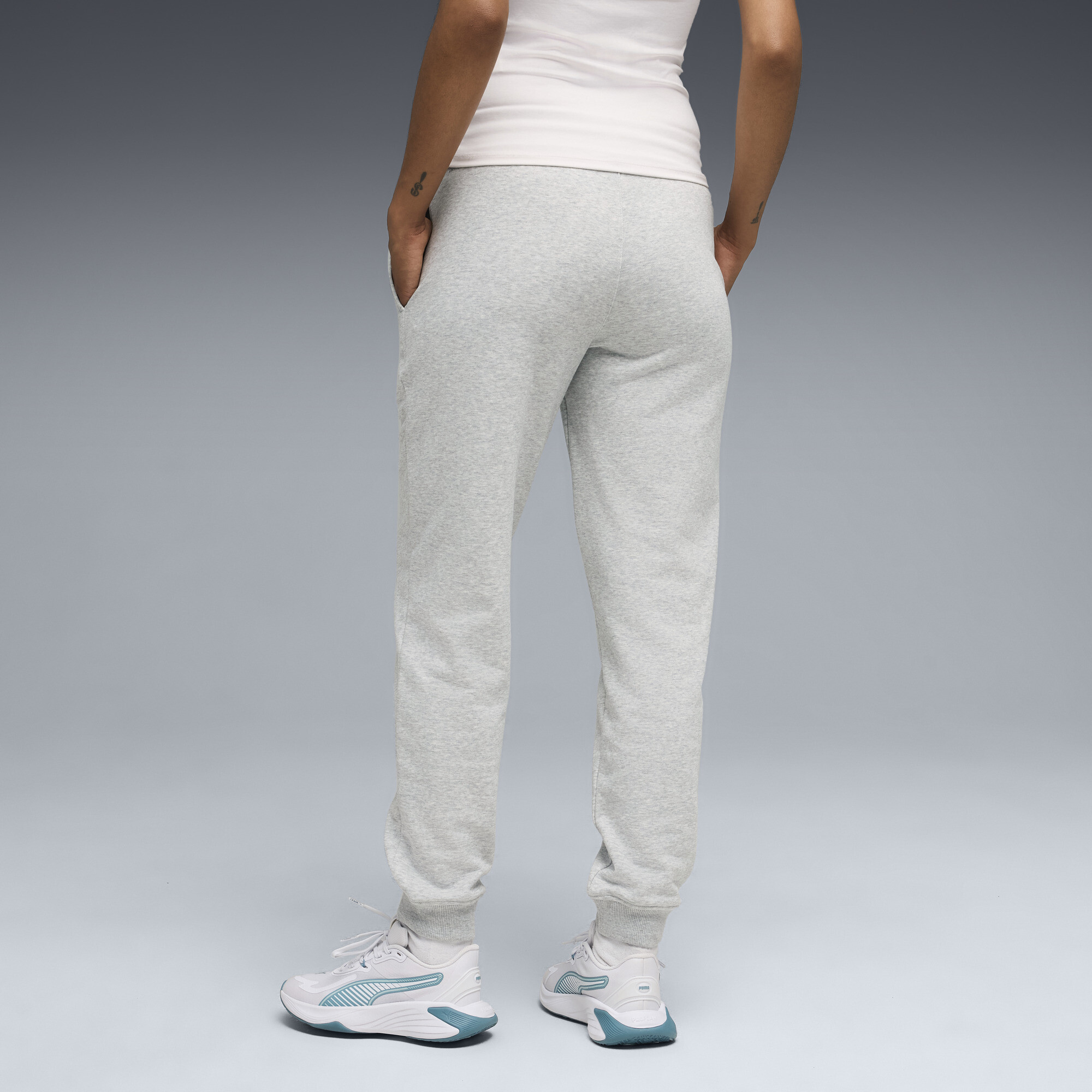 PUMA TAD ESSENTIALS joggingbroek voor Dames, Grijs, Maat XXL thumbnail 3