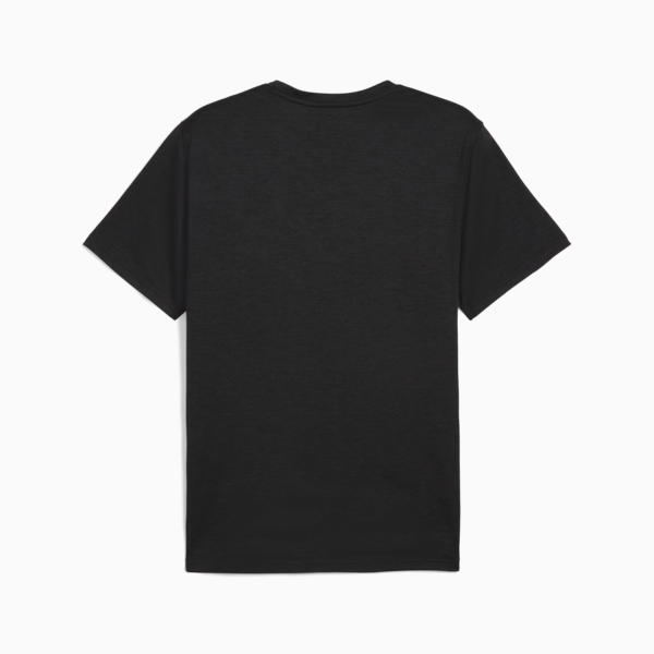 TAD ESSENTIALS Heather Cat Tee Men, PUMA Black Heather, large-ZAF
