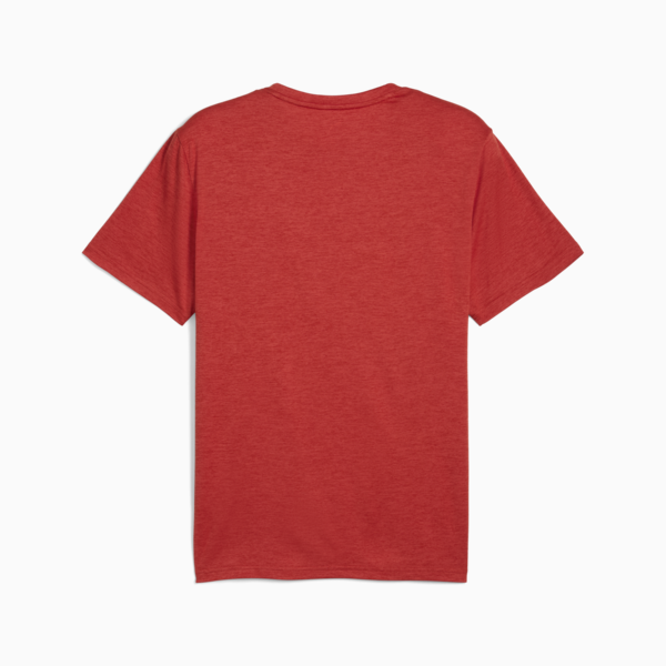 TAD ESSENTIALS Heather Cat Tee Men, Red Fire Heather, large-MEX