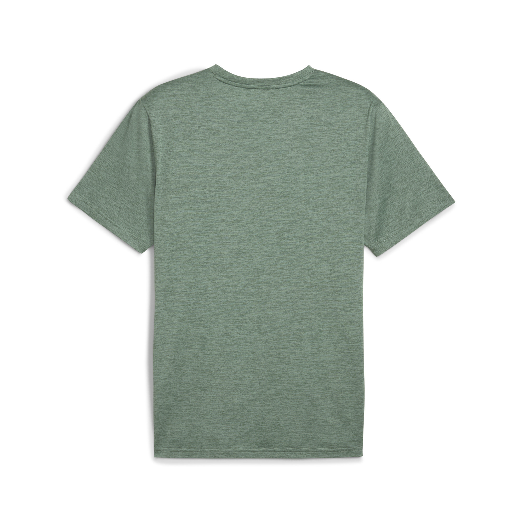 Men's Puma TAD ESSENTIALS Heather Cat T-Shirt, Green, Size 3XL, Clothing