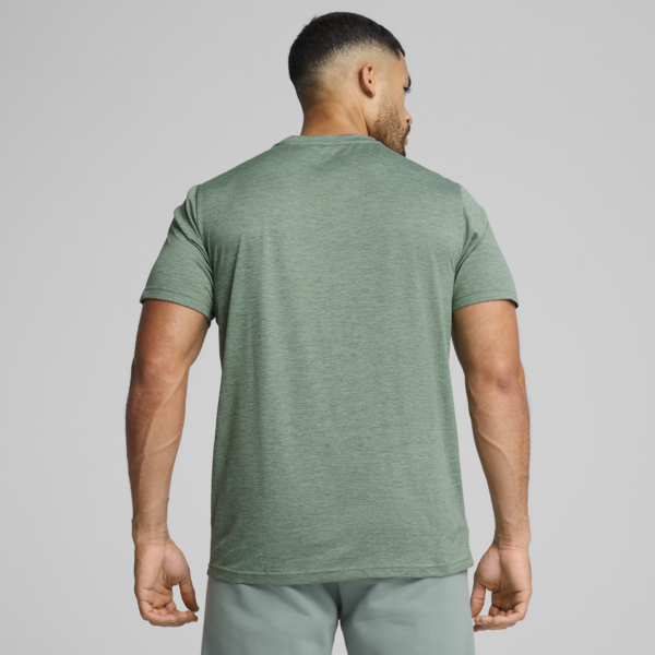 TAD ESSENTIALS Heather Cat Tee Men, Green Moon Heather, large-ZAF