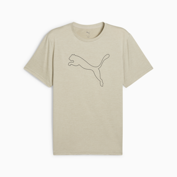 TAD ESSENTIALS Heather Cat Tee Men, Desert Dust Heather, large-MEX