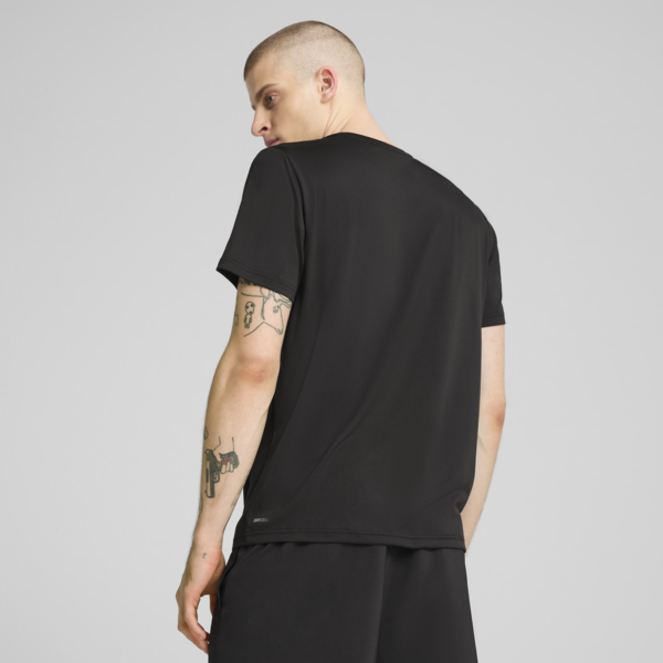 TAD ESSENTIALS Solid Cat Tee Men, PUMA Black, large-ZAF