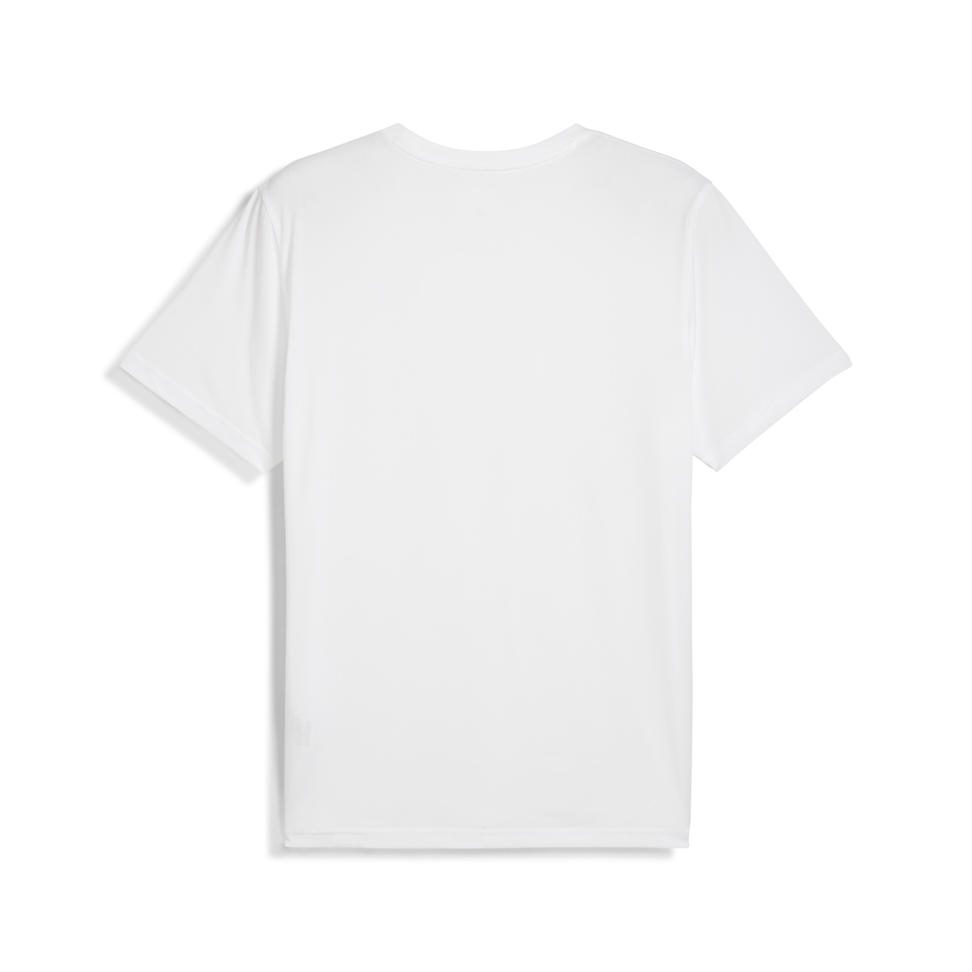 Men's Puma TAD ESSENTIALS Solid Cat T-Shirt, White, Size S, Clothing