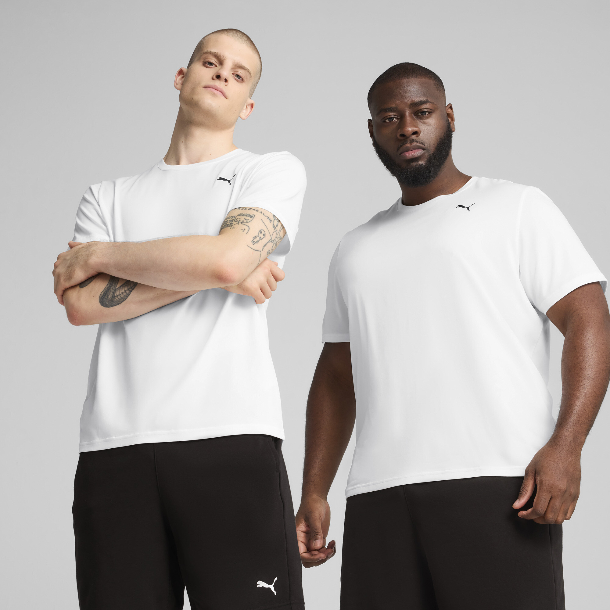 Polera Train All Day Essentials Solid Cat para hombre
