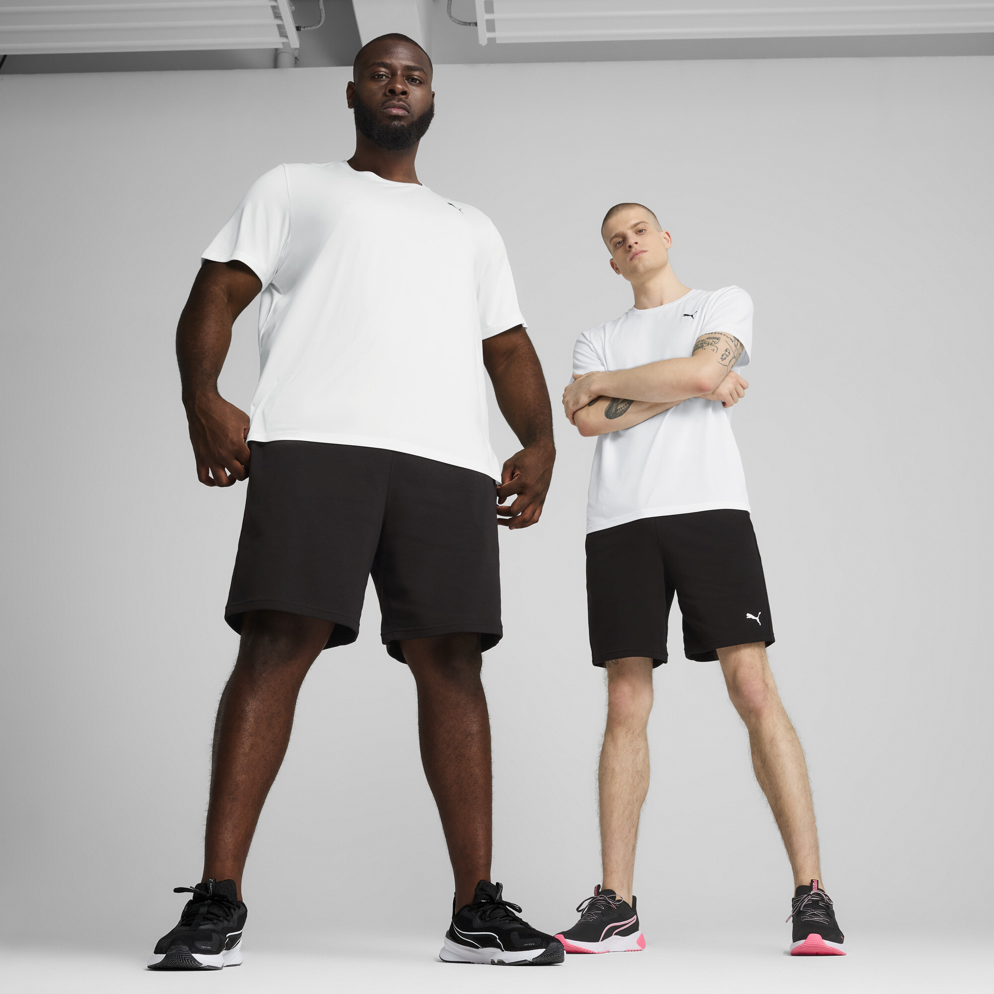 PUMA TAD ESSENTIALS 8"gebreide short voor Heren, Zwart, Maat XL thumbnail 6