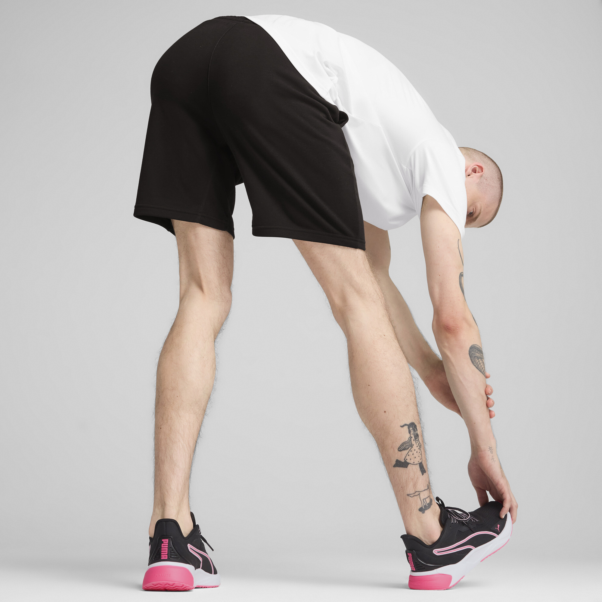 PUMA TAD ESSENTIALS 8"gebreide short voor Heren, Zwart, Maat XL thumbnail 3