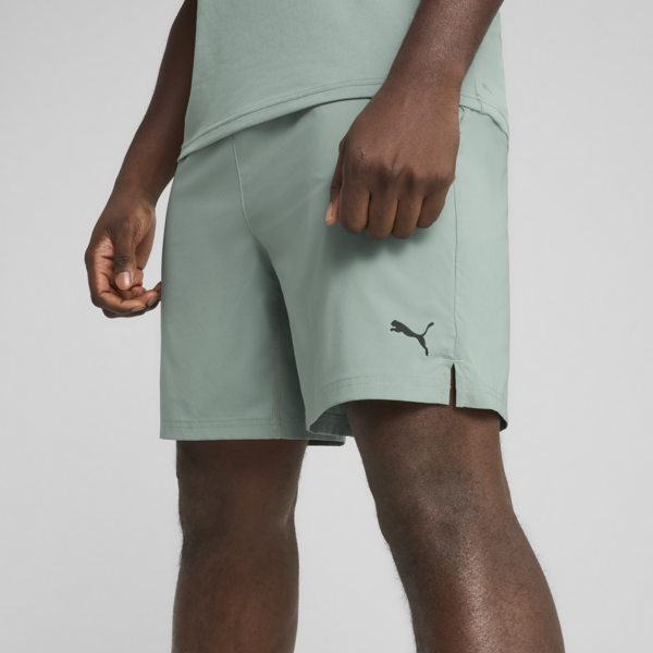 TAD ESSENTIALS 7" Woven Shorts Men, Green Moon, large-ZAF