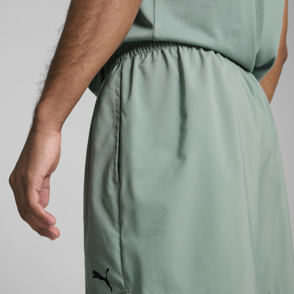 TAD ESSENTIALS 5" Woven Shorts Men, Green Moon, large-ZAF
