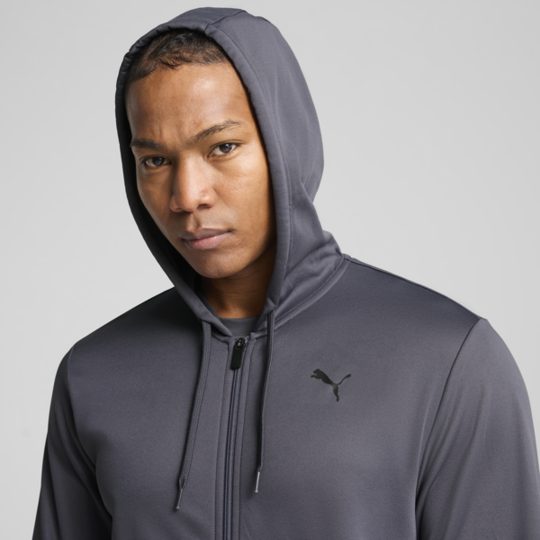 Campera Train All Day Essentials PWRfleece para hombre, Galactic Gray, large-ARG