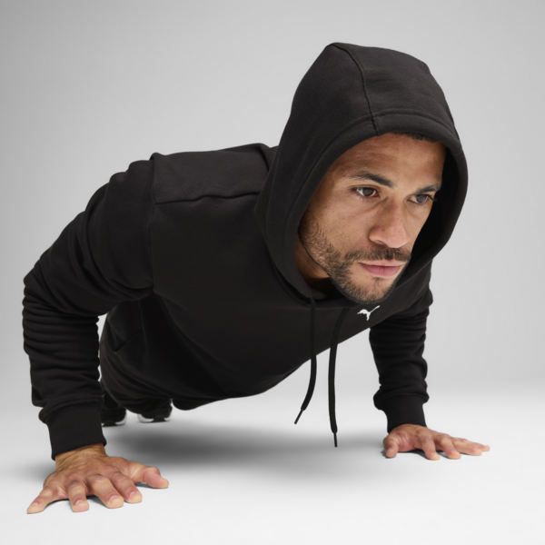Buzo con capucha Train All Day Essentials para hombre, PUMA Black, large-ARG