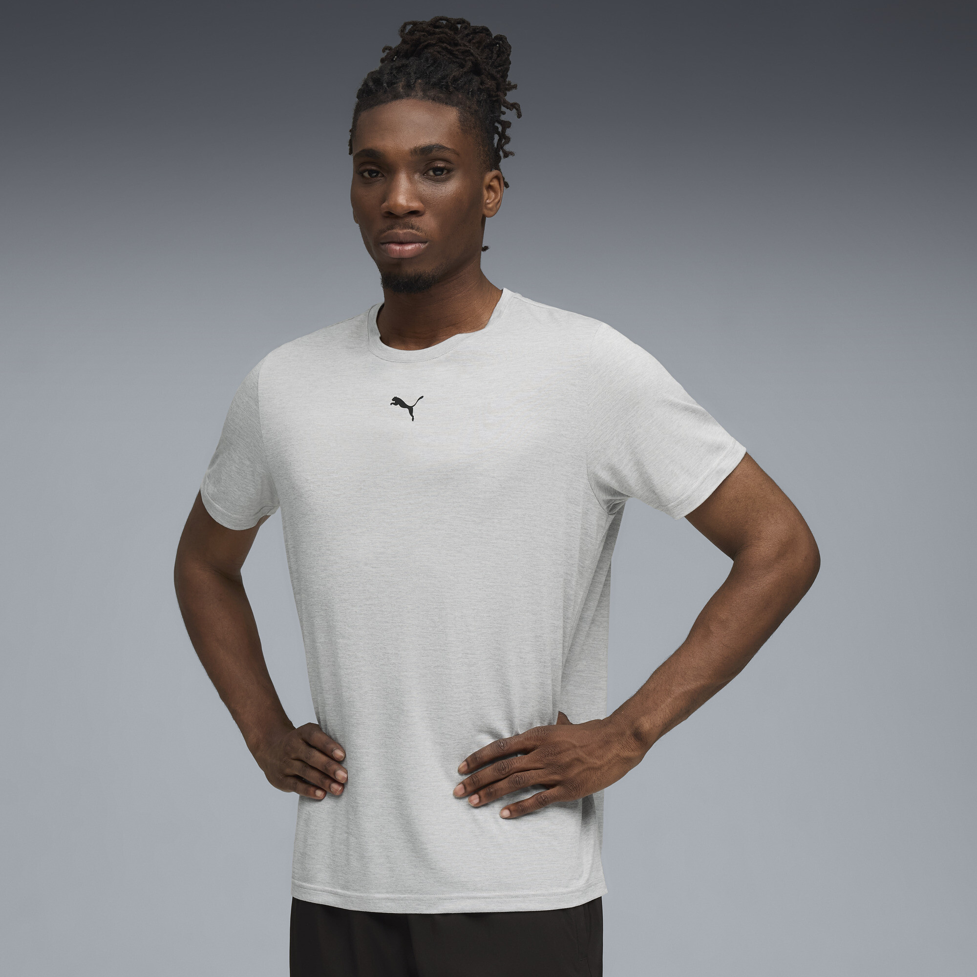Polera Train All Day Essentials Jaspeada para hombre