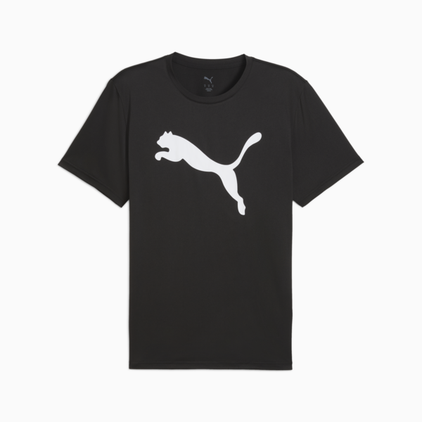 TAD ESSENTIALS Solid Cat Tee Men, PUMA Black, large-ZAF