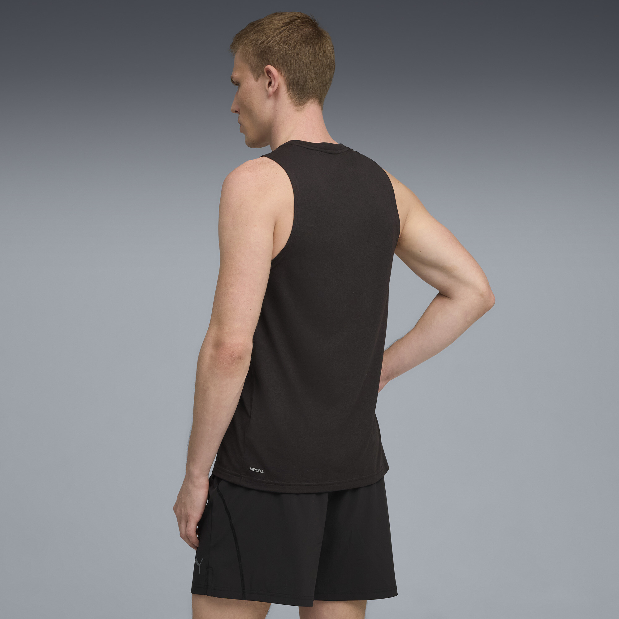 PUMA TAD TECH triblend mouwloze tanktop voor Heren, Zwart, Maat L thumbnail 3