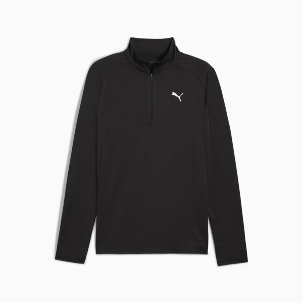 TAD TECH Fabric Mix 1/4 Zip Men, PUMA Black, large-ZAF