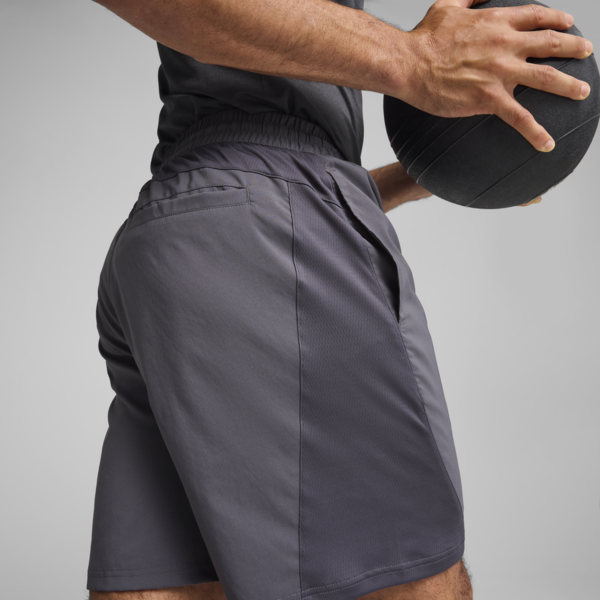 TAD TECH Fabric Mix Shorts Men, Galactic Gray, large-ZAF