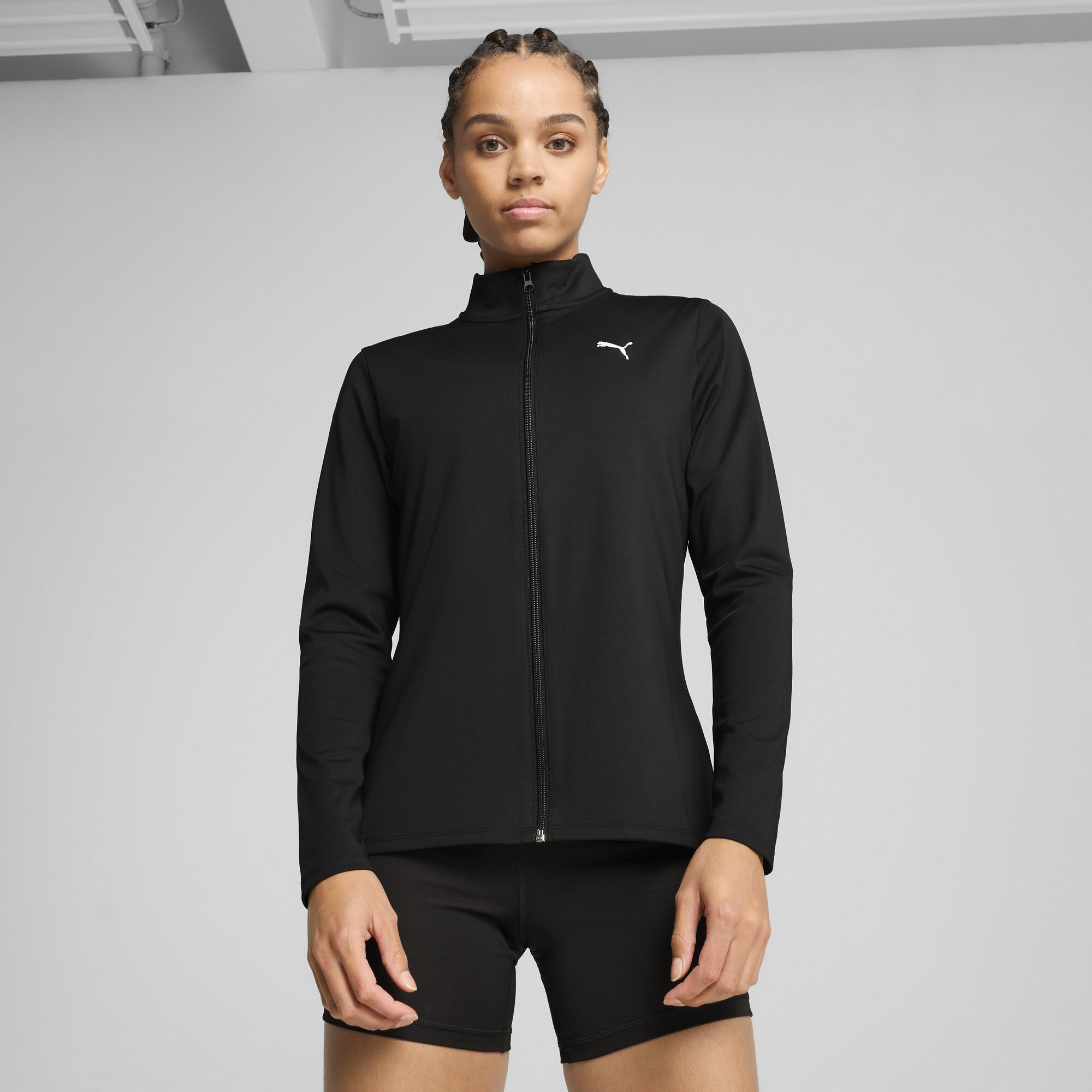 Puma STRONG Kapuzenjacke Damen | Black | Größe: S