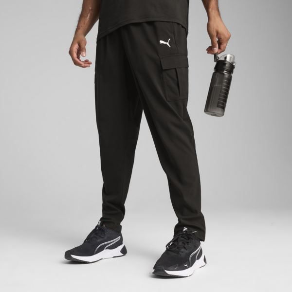 Pantalones cargo Train All Day TECH para hombre, PUMA Black, large-ARG