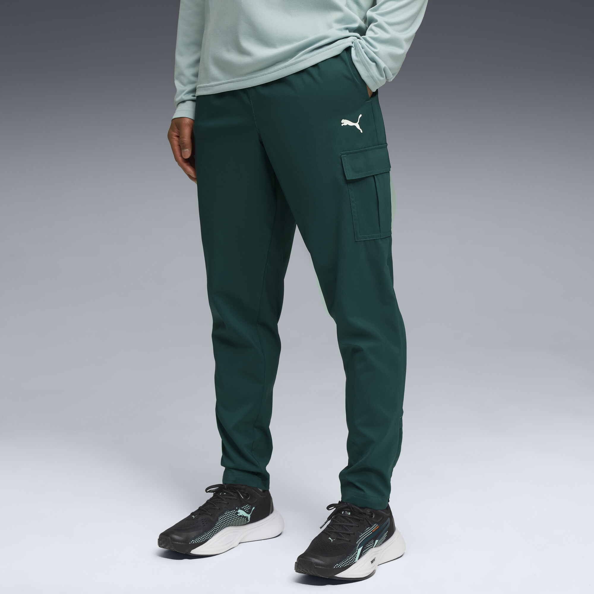 Puma Train All Day Tech Men's Cargo Pants In Green