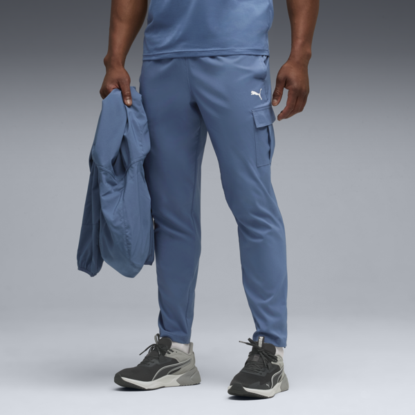 TAD TECH Woven Cargo Men, Dark Indigo, large-ZAF