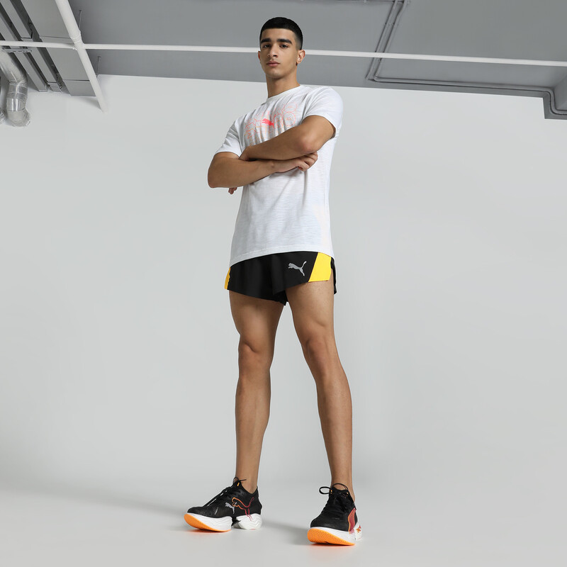Men's PUMA Graphic NITRO Training T-shirt in White size XL