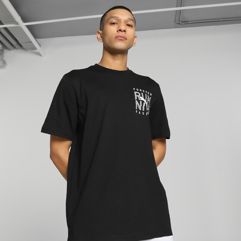 

Men's PUMA Graphic Run Emblem Training T-shirt