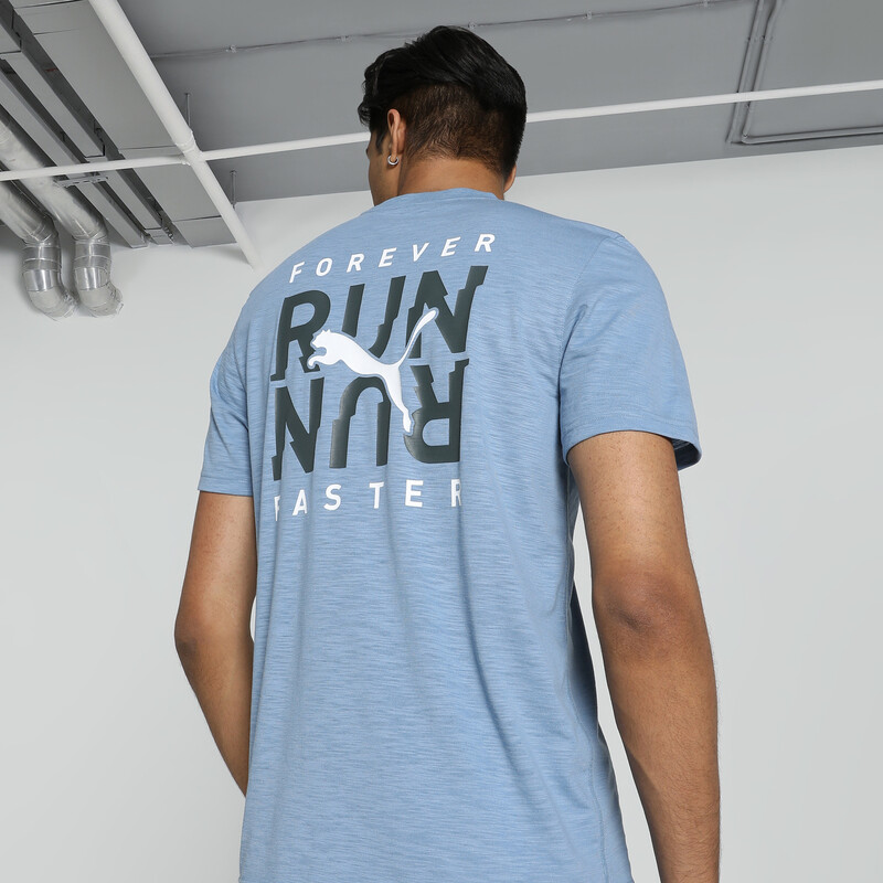 Men's PUMA Graphic Run Emblem Training T-shirt