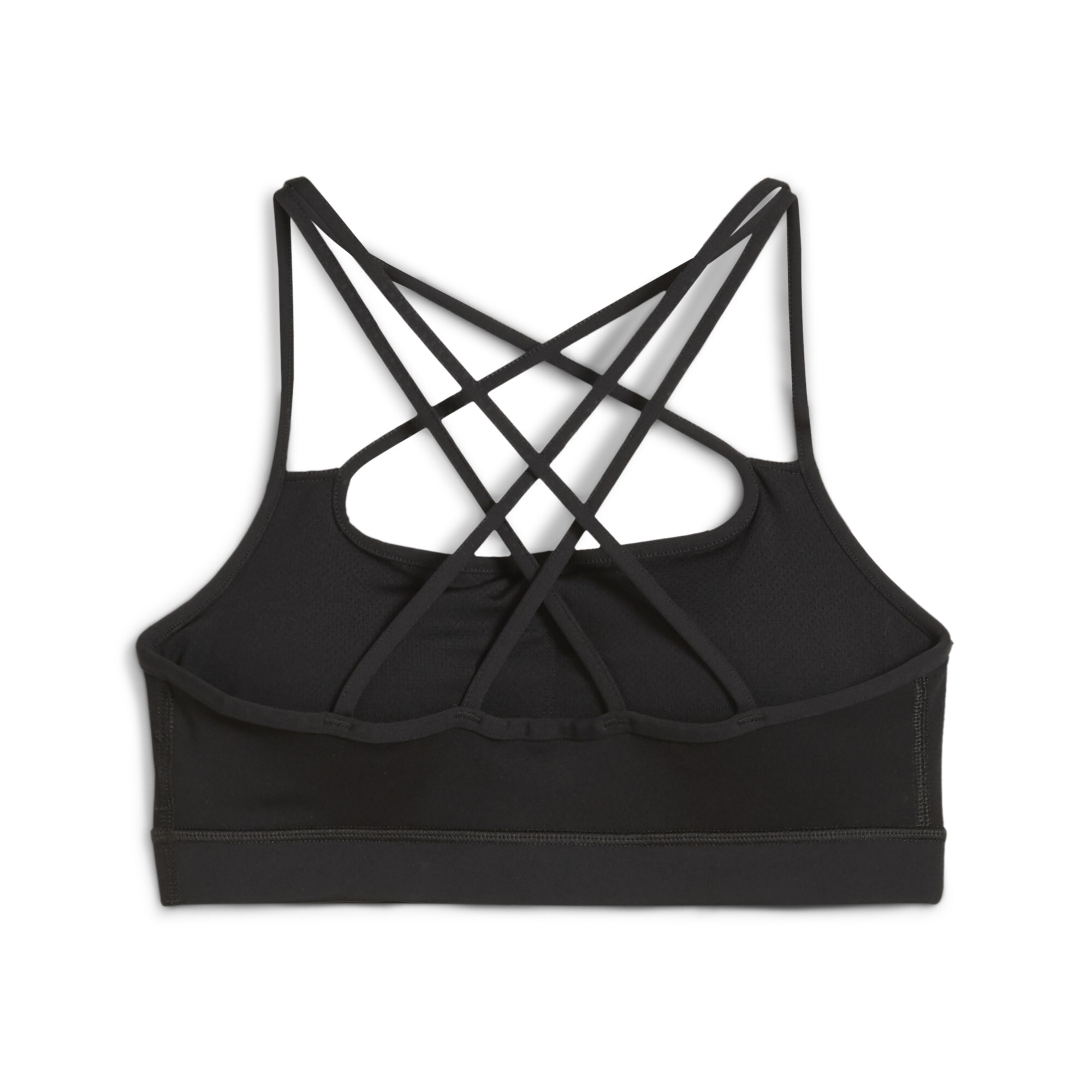 Women's Puma MOVE Strappy Training Bra, Black, Size M, Clothing