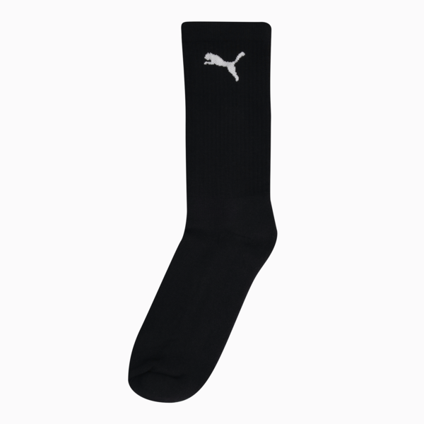 Mens Cat Logo Tennis Sock, PUMA Black-white, large-ZAF