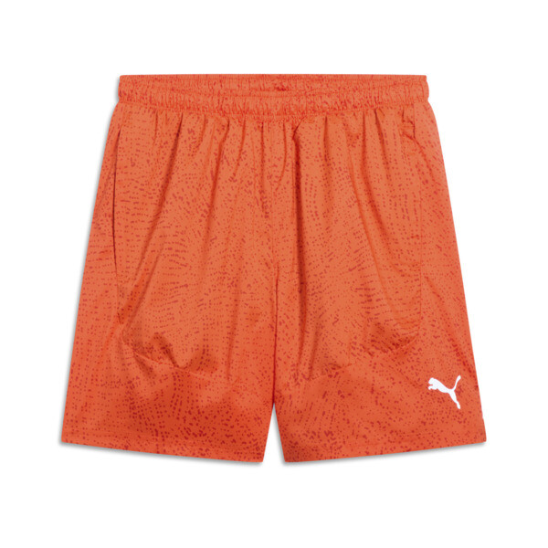 Puma Men's All Over Print Running Shorts In Redmazing-aop