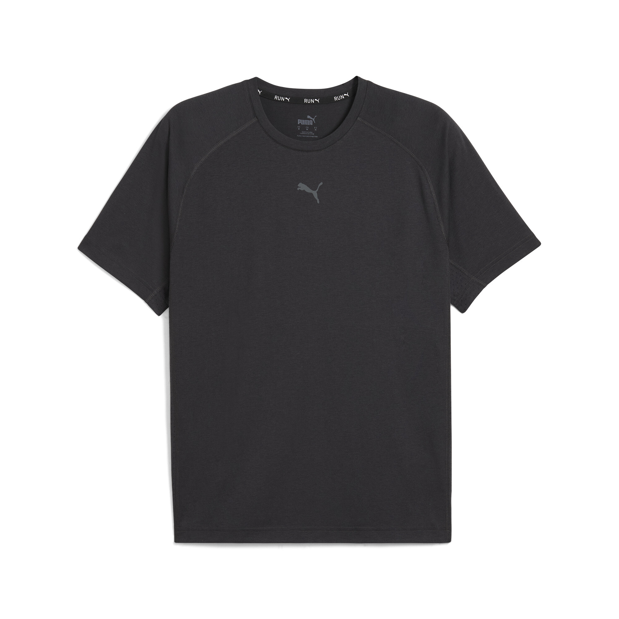 Puma RUN T-Shirt Herren | Flat Dark Gray | Größe: S