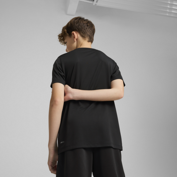 Train All Day Essentials Tee Youth, PUMA Black, large-MEX